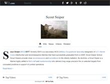 Tablet Screenshot of marinescoutsniper.com
